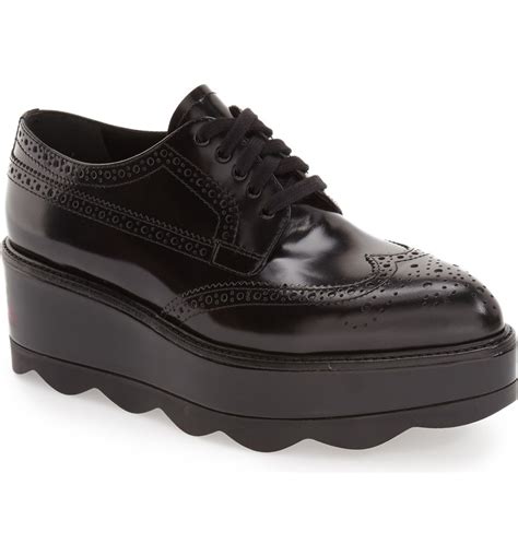 scalloped prada shoes